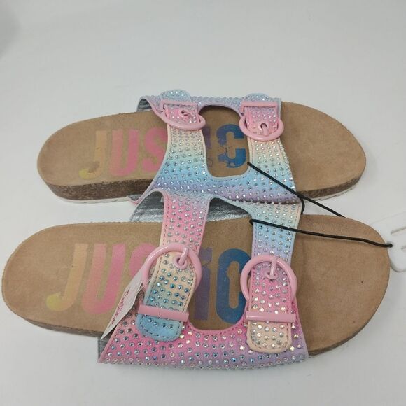 Justice Sandals. Young Girls. Size 4. - Picture 9 of 16